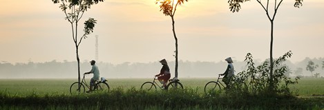 Huur een fiets in plaats van een jetski