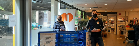 28 kratten voor de Voedselbank